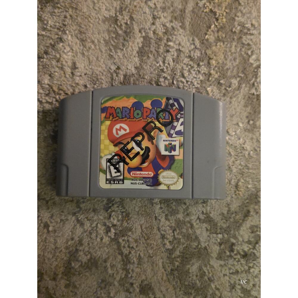 Mario Party Nintendo 64 N64 Game Cartridge Tested